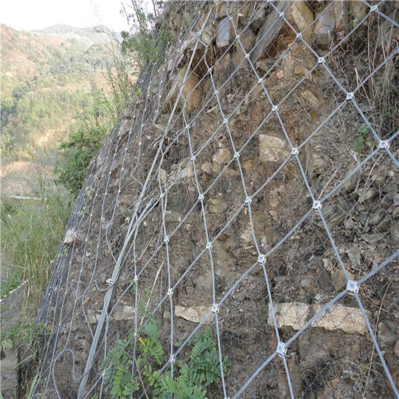 Slope Protection Netting with Diamond