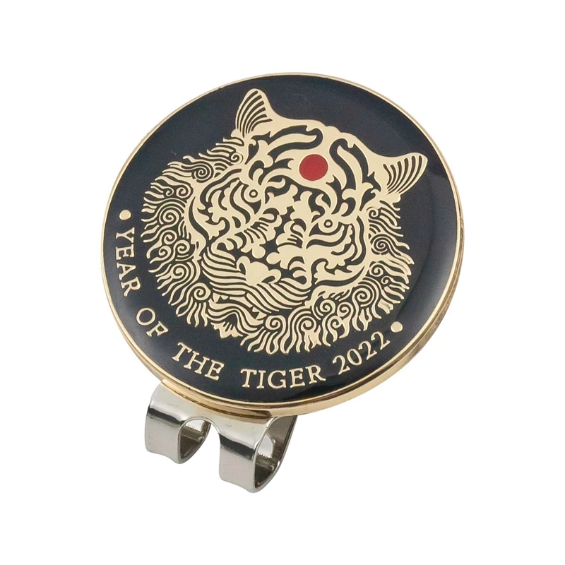 Magnetic Blank Custom Engravable Hot Selling Wholesale/Supplier Price China Manufacturer Metal Crafts Set Golf Ball Marker for Cap Clip