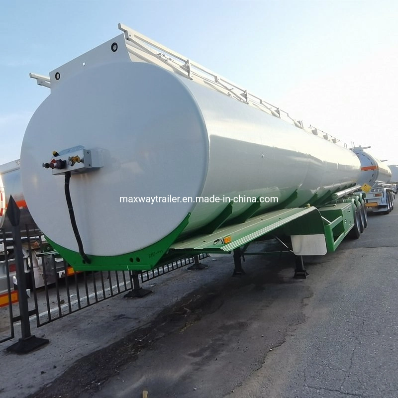 South Africa Standard Aluminum Material Petroleum Tanker Trailer 42m3 45m3 Capacity