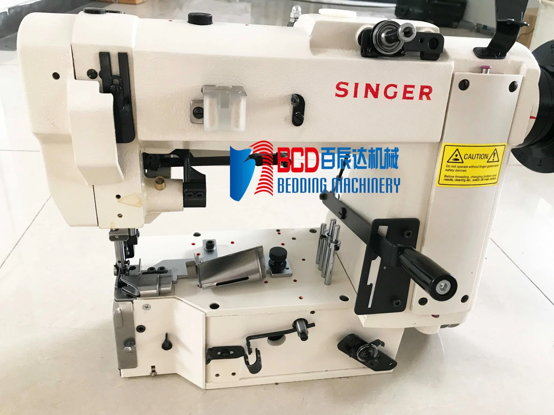 New Fully Automatic Mattress 300u & Gc6-7 Singer Sewing Head Mattress Tape Edge Sewing Machine (BWB-6) with CE/SGS