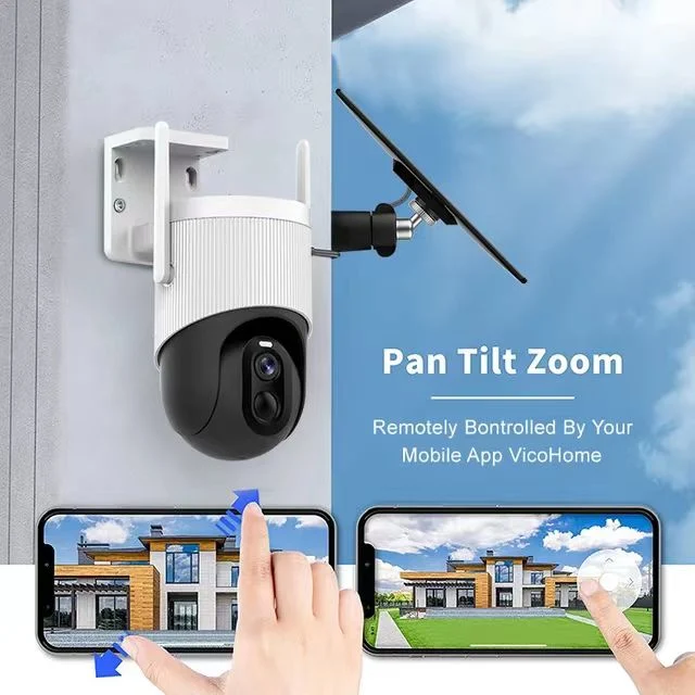 4G Solar WiFi IP Camera Smart IP Camera Wireless Security PTZ Camera Built-in 18650 Battery PIR Motion Surveillance Tuya Smart Home Security outdoor Camera