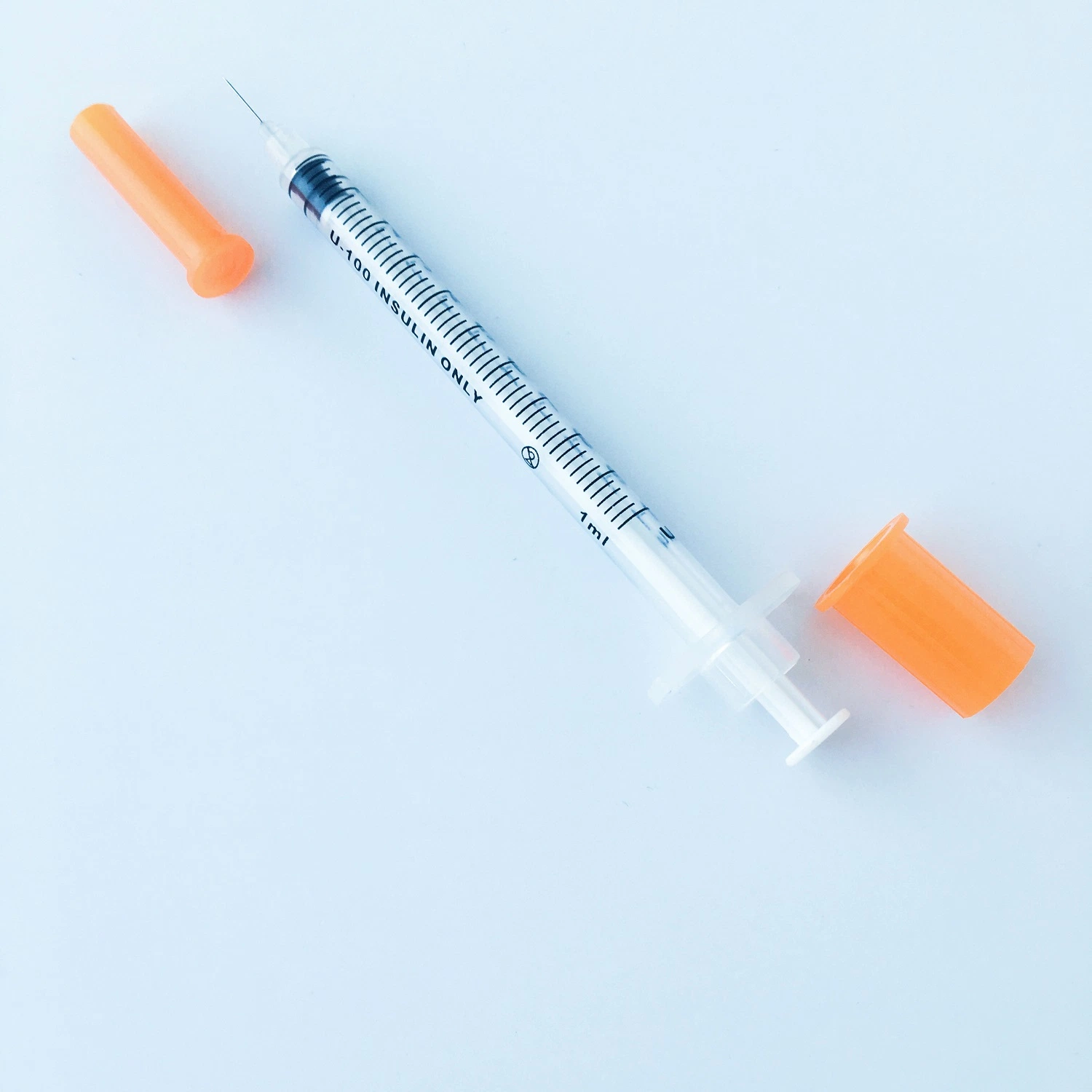 Free Sample Factory Price Disposable Insulin Syringe with Caps