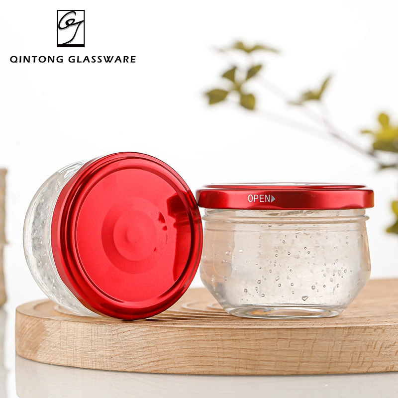 Wholesale/Supplier 70ml 2oz High-Temperature Resistant Sealed Glass Bird's Nest Honey Split Bottle with Lid