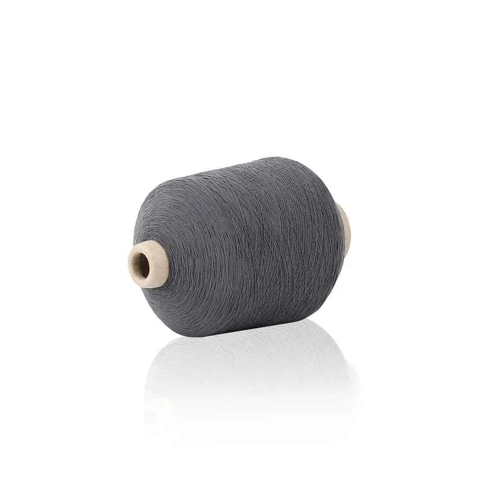 Grs Spandex Double Covered Yarn Elastic Thread for Produce Elastic Webbing Tape Rubber Thread Yarn 840140140 in Stock