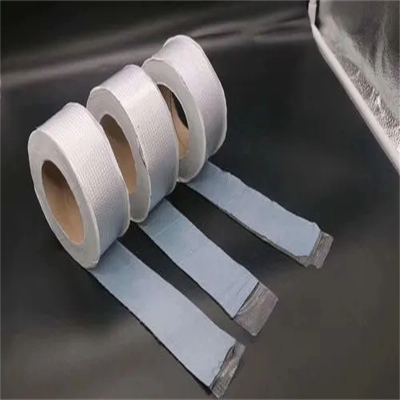 Super Stick Waterproof Tape Butyl Rubber Adhesive Aluminium Foil Tape with Gas Tightness, Water Tightness and Shock Absorption/Sealing Work for The Joint