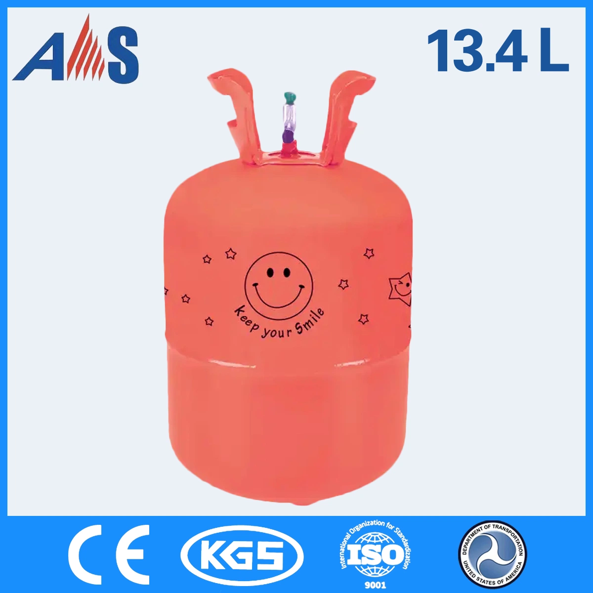 Helium Balloon Pump New Release Disposable 30lb Small Cylinder Pure 99.99% Balloon Helium with Gas He 50lb Helium Gas Price Gas From Ansheng Factory