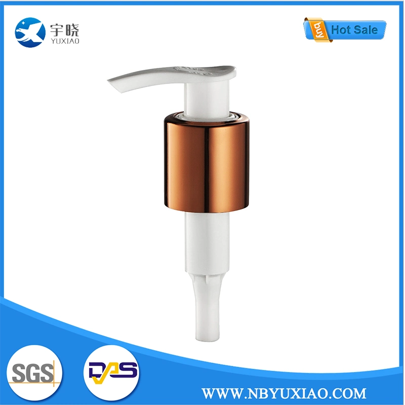 24/410 Transparent Plastic Liquid Shampoo Soap Dispenser Cosmetic Wash Packing Left and Right Rotary Switch Press Type Emulsion Lotion Pump (YX21-1)