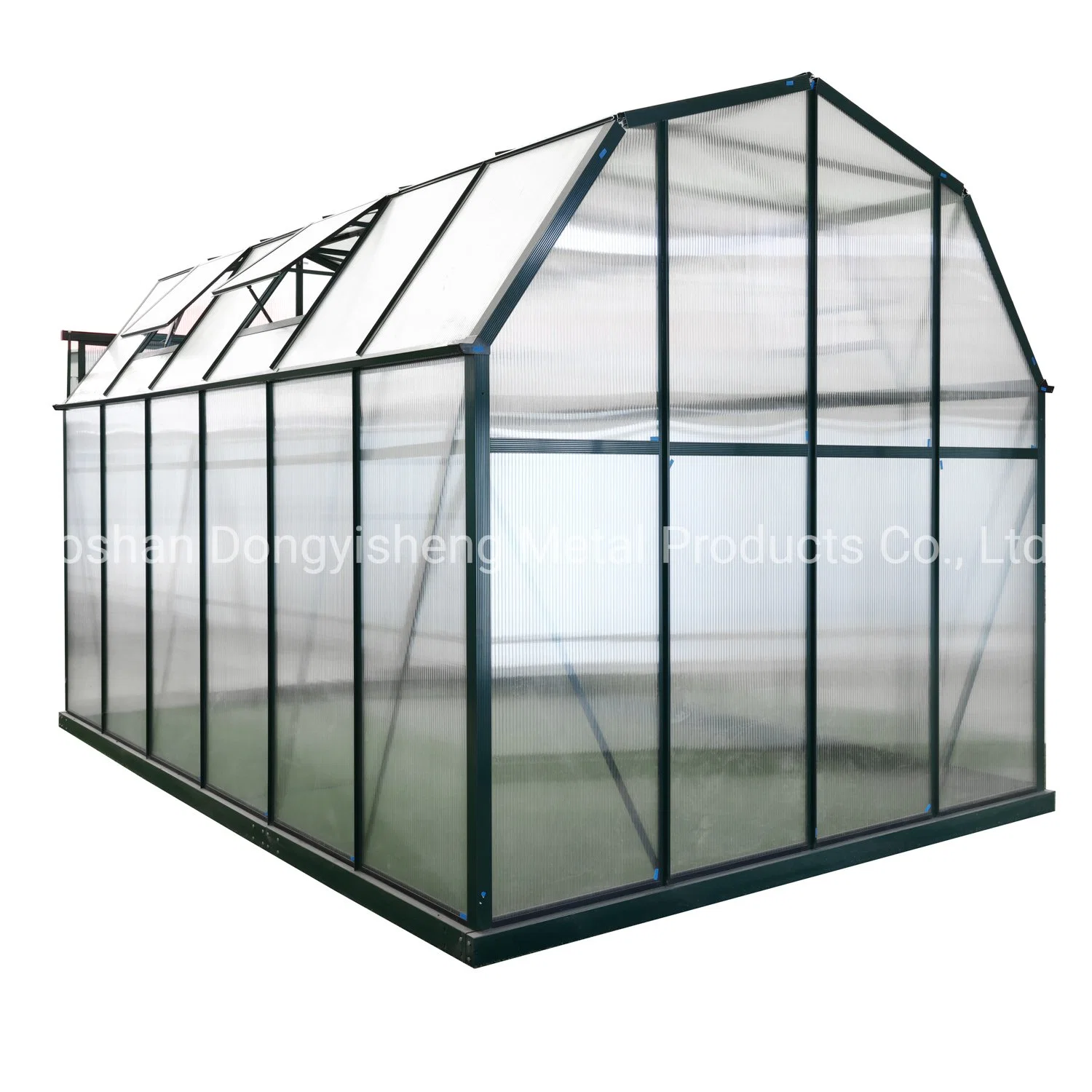 Multi Span 10mm Polycarbonate Sheet Greenhouse Barn Style Aluminium Garden Greenhouse Rdgu0816-10mm