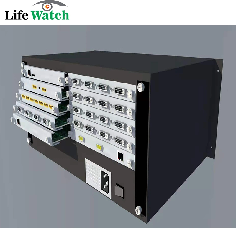 1u Industrial Chassis IP LED Video Processor for LED Display System for Command Center