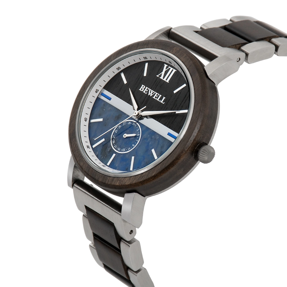 Großhandel/Lieferant Fabrik Custom Fashion Geschenk Uhren Japan Quarz Movt Stainless Armbanduhr aus Stahl mit Holz