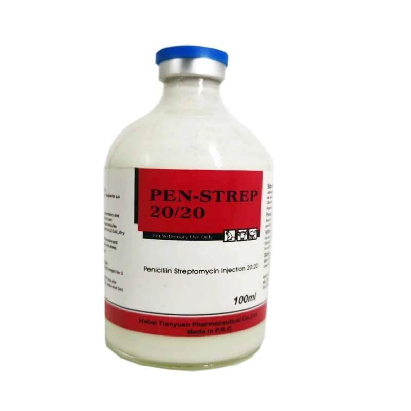 Penicillin Streptomycin Injection 20/20 20/ 25 Pen Strep Injection for Poultry Antibiotics