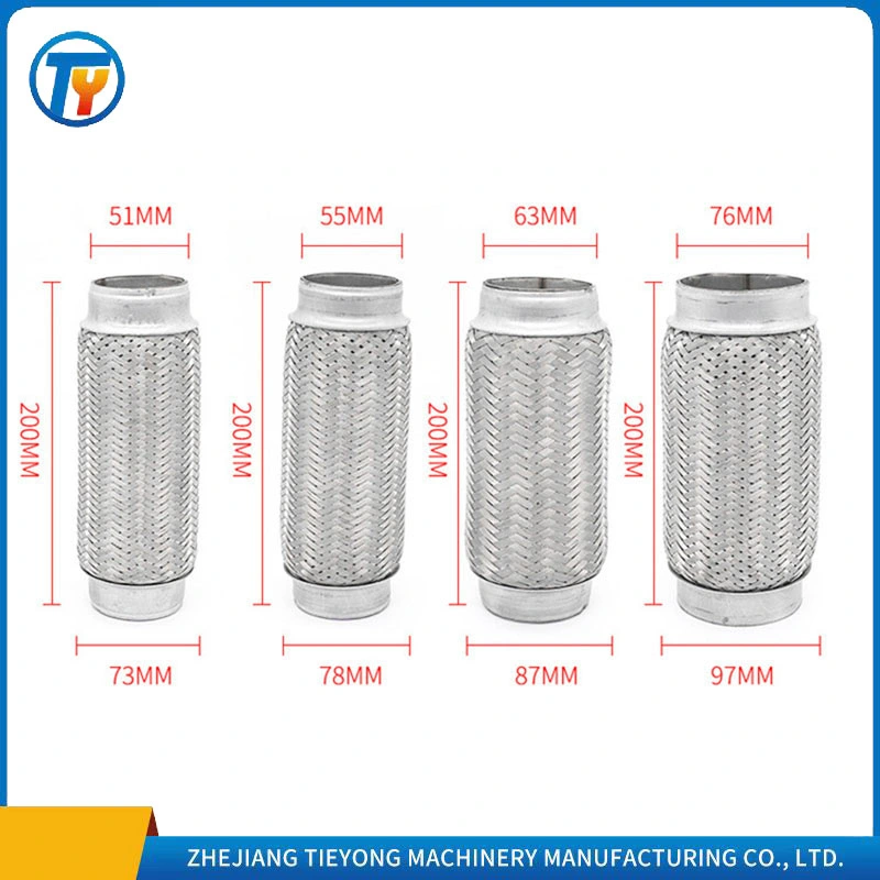 Automobil-Auspuff Flexible Balg Rohr mit Nippel für Auto-Auspuff System Flexipe kooperierte mit Fortune 500