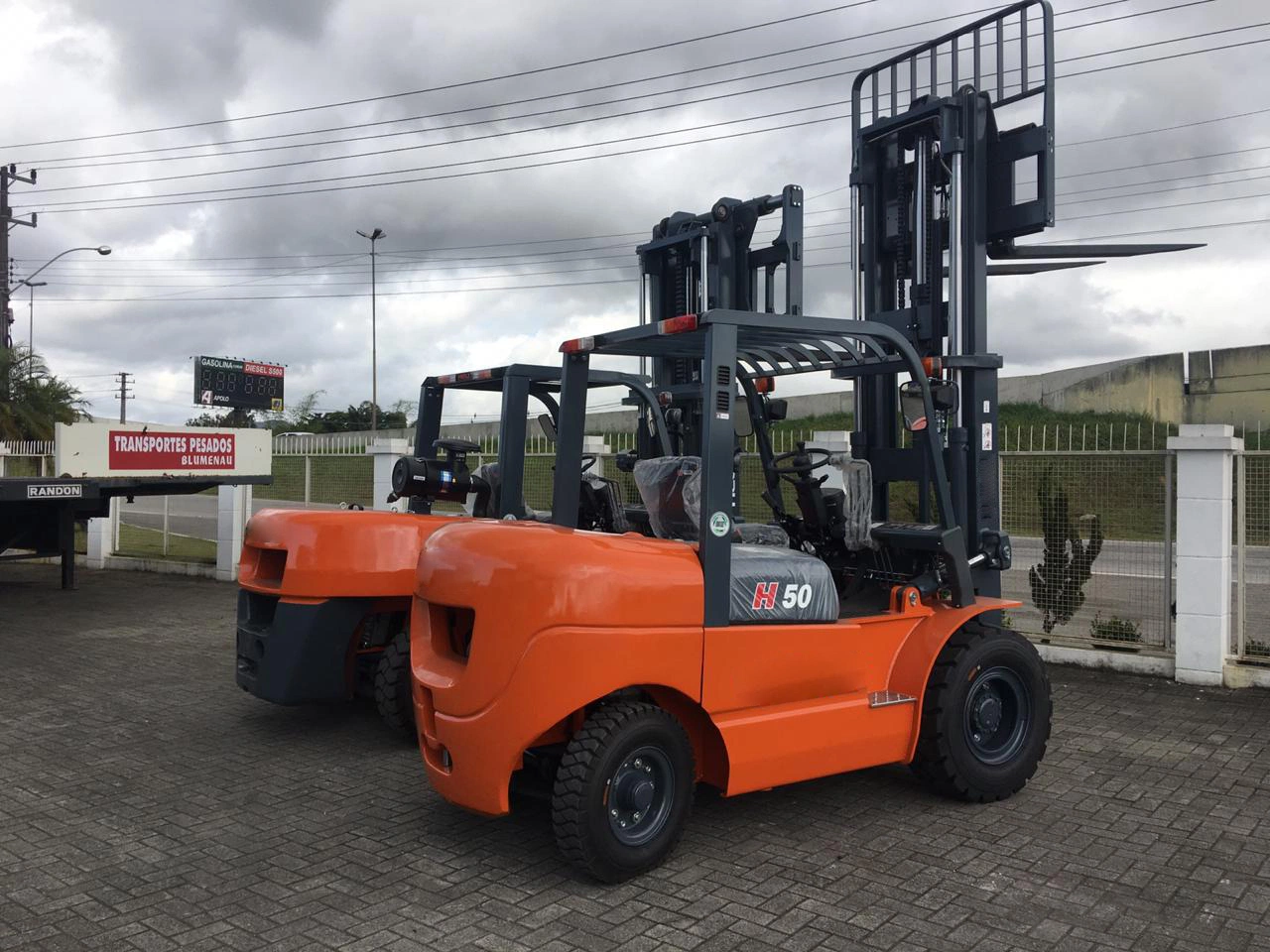 Heli Forklift 5 Ton Forklift Truck Cpcd50 with 1220mm Fork