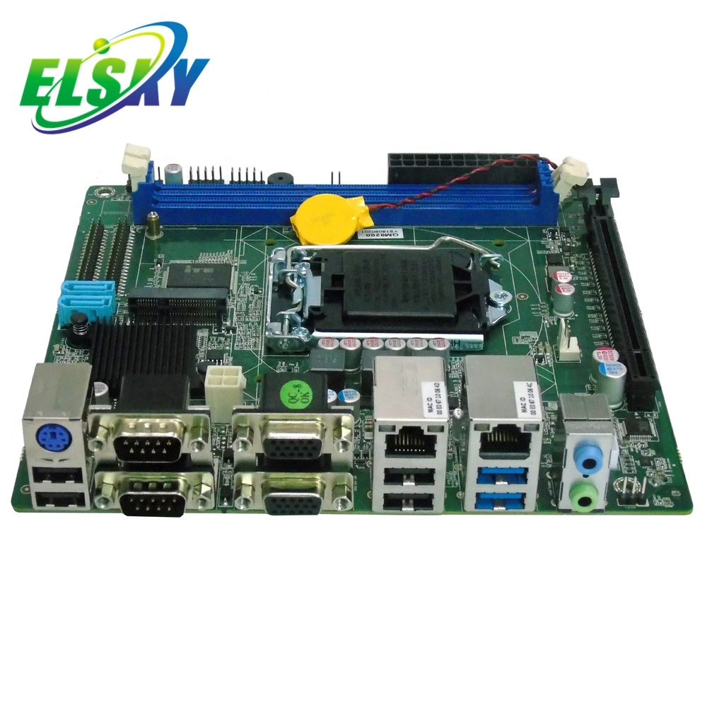 Elsky Desktop H81 Haswell LGA 1150 Mainboard mit Prozessor 4th Gencore i3-4130 DDR3 4K Display Qm8200