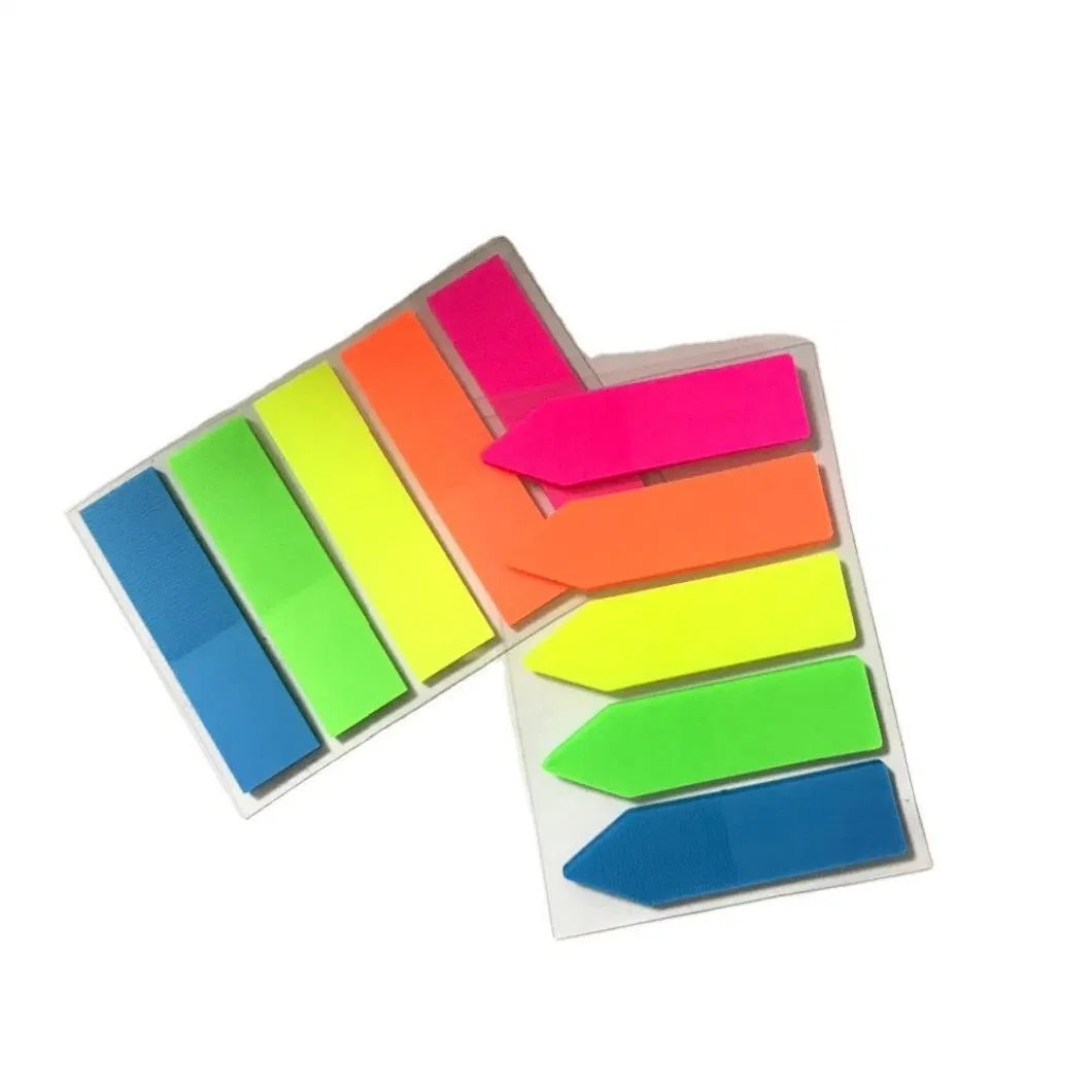 Factory Wholesale/Supplier Transparent Pet Sticky Notes Colorful Sticky Note Pads Clear Self-Stick Notes Self-Adhesive Hot Sale Memo