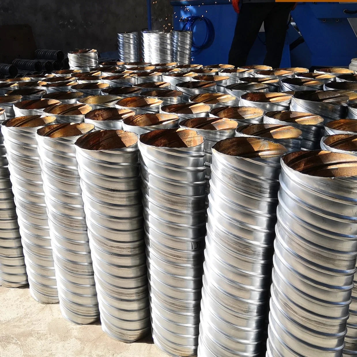 Galvanized Steel Strip Corrugated Round Tube for PT Cables