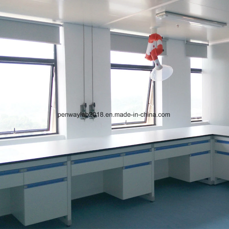 Acero con el gabinete de MDF utilizados para la venta de mobiliario de laboratorio de la escuela