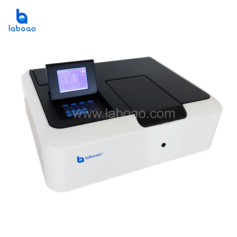 0.5/1/2/4/5nm Adjustable Double Beam Spectrophotometer for Laboratory