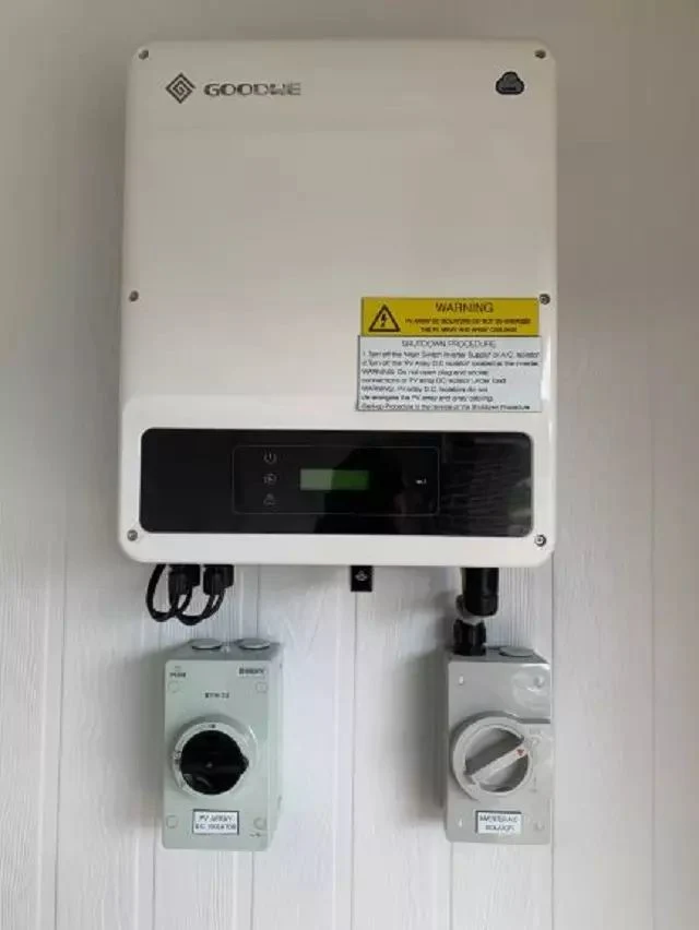 Inverseur simple Goodwe DNS 3 kw 5 kw 6 kw sur Grid Solar L'onduleur fonctionne avec le contrôleur de chargeur