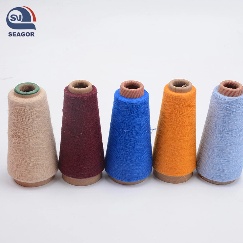 Cashmere Colored Worsted 21-23 Merino Wool Yarn for Machine Weaving and Knitting (Certificate: Oeko-tex100/GRS/BCI/GOTS/FSC/OBP)