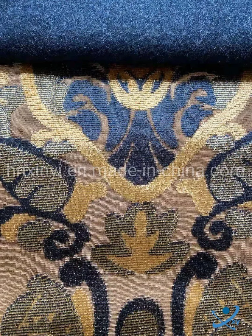 2023 nouveau rideau de style européen nappe de coussin en tissu lourd canapé Sellerie tissu jacquard tissu chenille