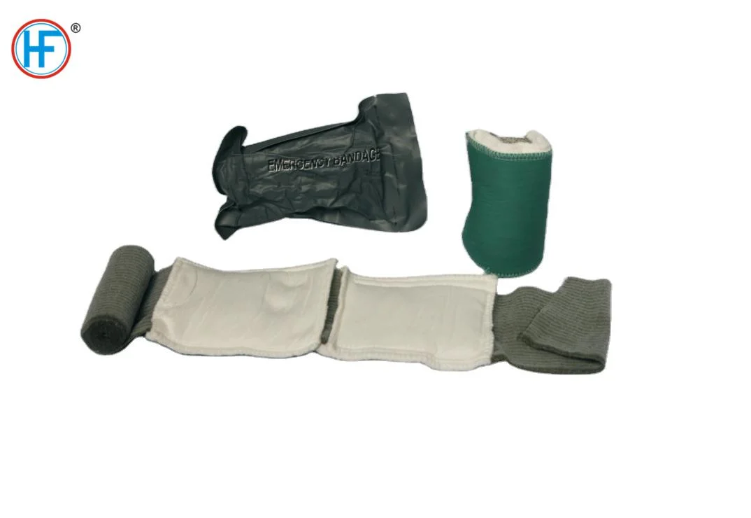 Mdr CE High quality/High cost performance Clean Latex Free Tourniquet for Trauma Combat Dressing Green Emergency Bandage