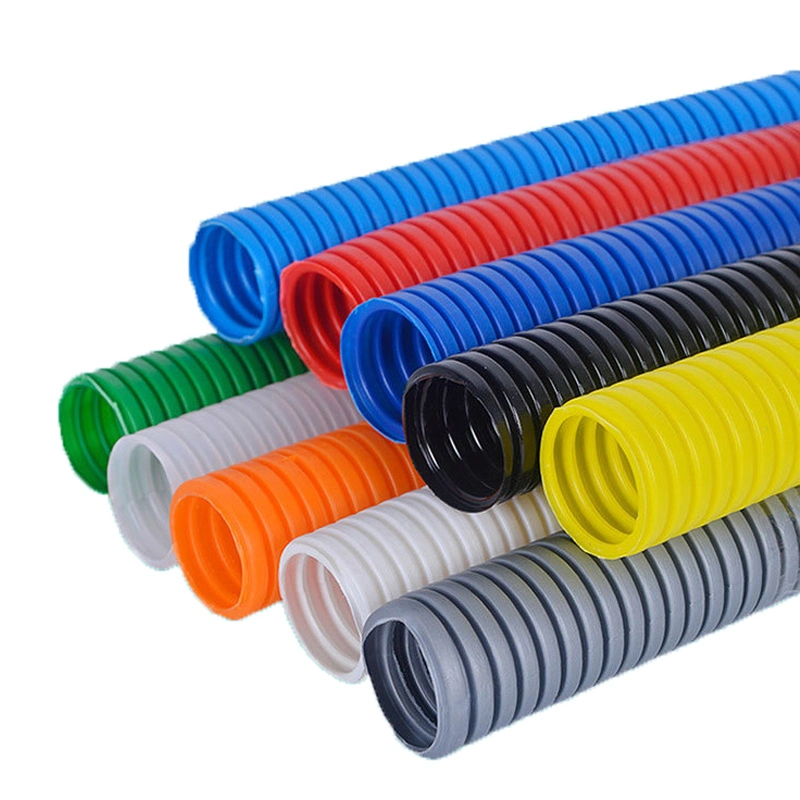 New Material Flexible PVC Tipe Rubber PP Flame Retardant Corrugated Hose Flexible Hose