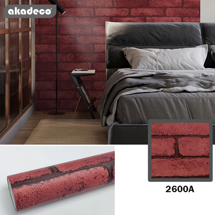 New Arrival Factory Price Portable Minimalist Brick Design Bed Room Wallpaper for Wall