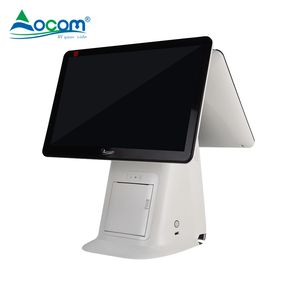 POS Terminal Cash Register Android Electronic Cheap Price Dual Screen حتى الماكينة