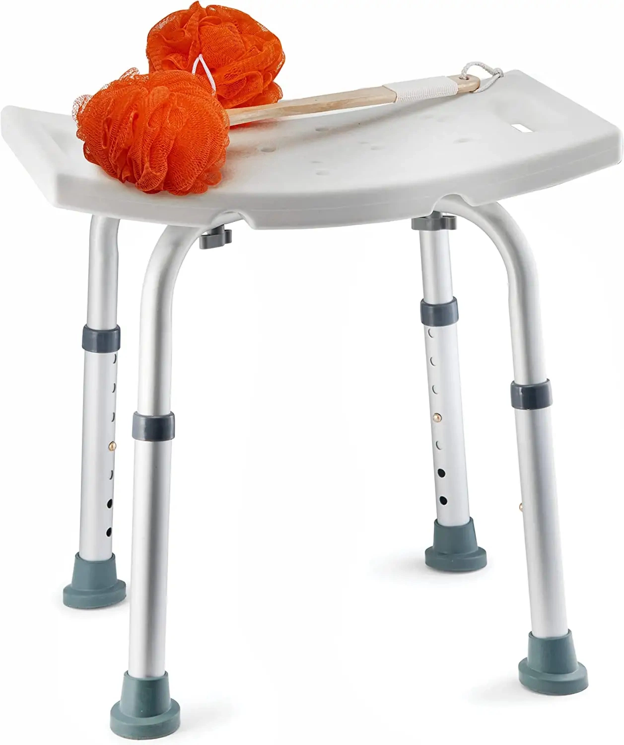 Hot Sale White Stainless Steel Swivel Bathroom Hair Shower Chair Bme 350