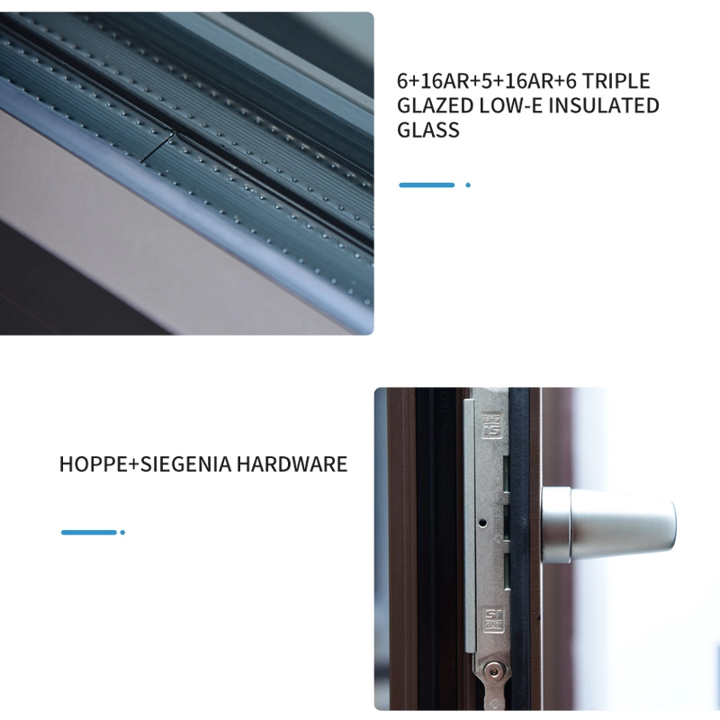 Northtech Window Thermal Break Casement Tilt & Turn Aluminum Profile Windows