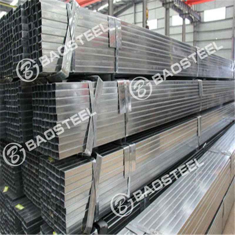 200-400G/M2 Gi S235jrh/S355j2h Pipe Hot Dipped Galvanized Rectangular Steel Tube Gi Pipe Galvanized