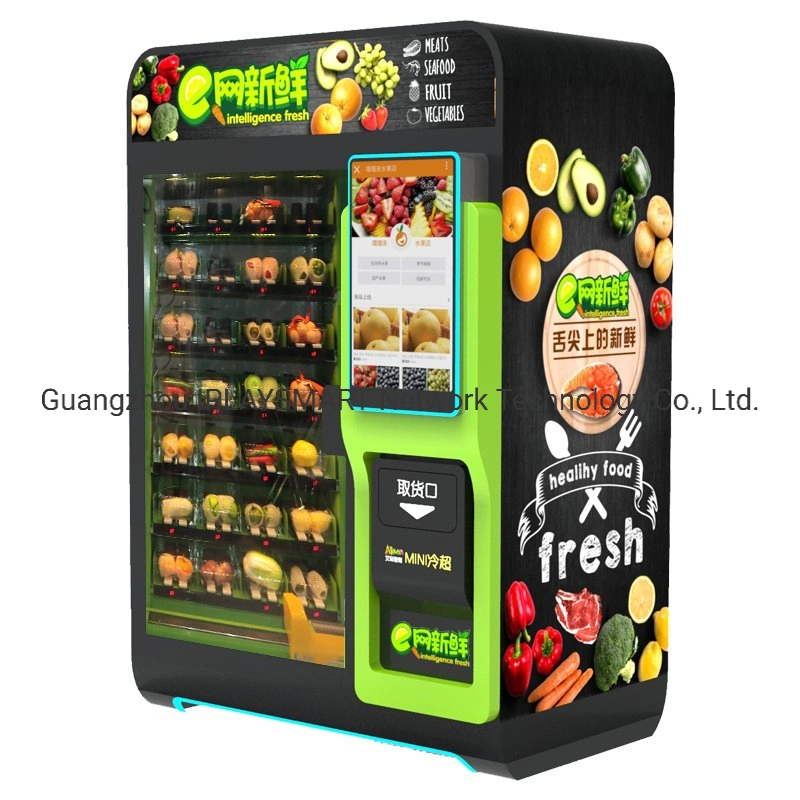 Las frutas y hortalizas máquina expendedora de refrigeración