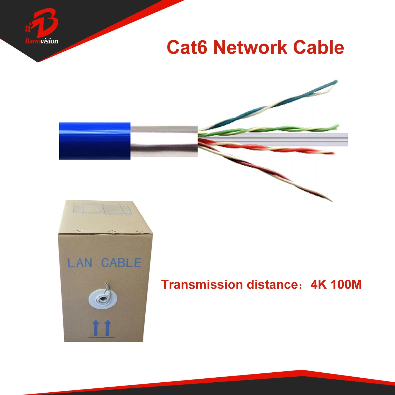 Security Surveillance Cat5 LAN Network Coaxial Cable