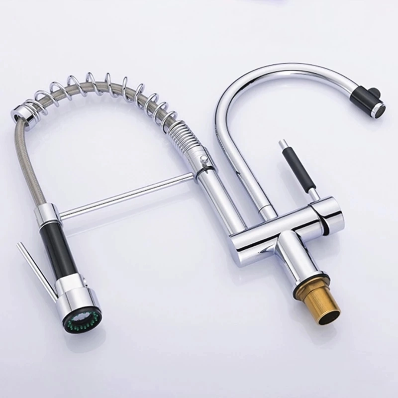 New Design Double Rotary Hand Spray Luxury Basin Faucet