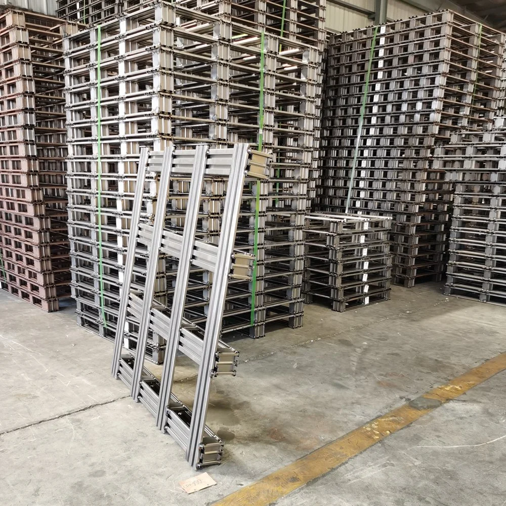 Standard Size Heavy Duty Metal Pallets Galvanized Steel Pallet