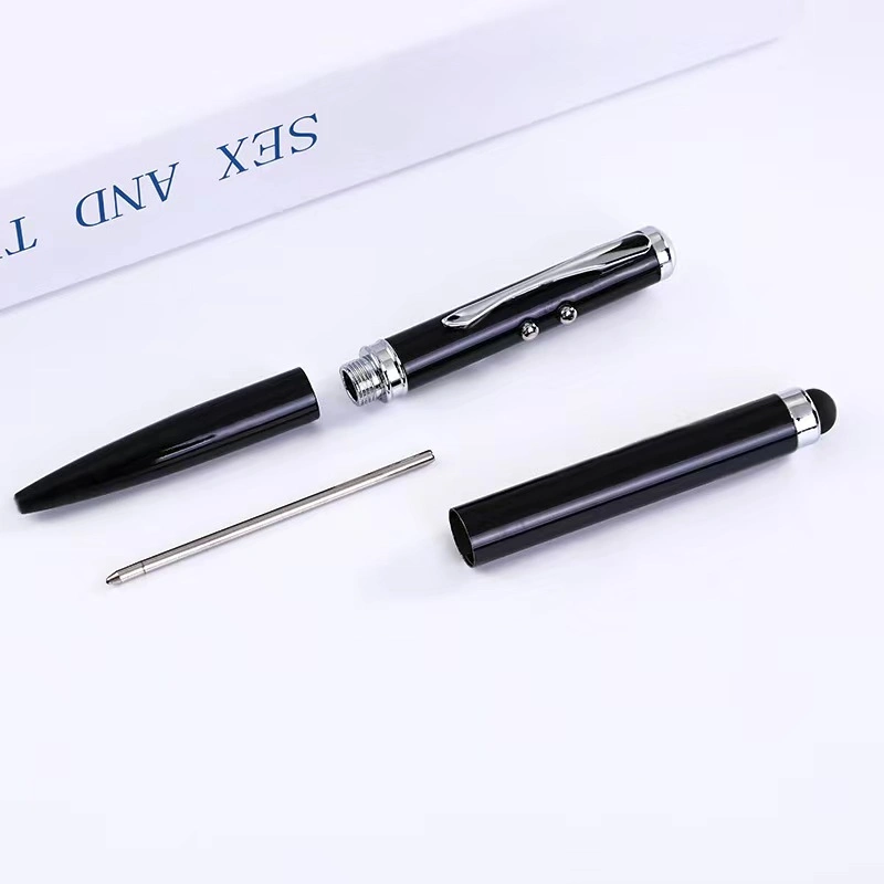 Custom Logo 4in1 Stylus Touch Screen Pen Multi-Functional Pen Ballpoint