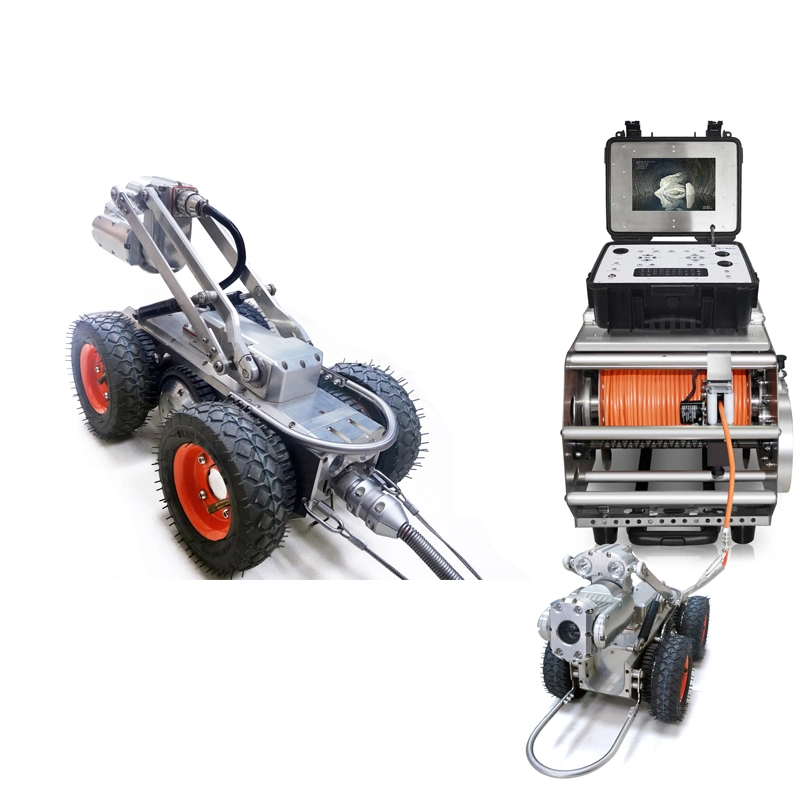 CCTV Underground Sewer Pipe Robot Crawler Camera System