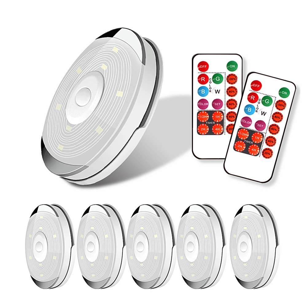 Wireless Touch Sensor LED unter Schrank Licht Küche LED Batterie Kleiderschrank/Schrank Puck Licht mit Controller dimmbare Nachtlampe