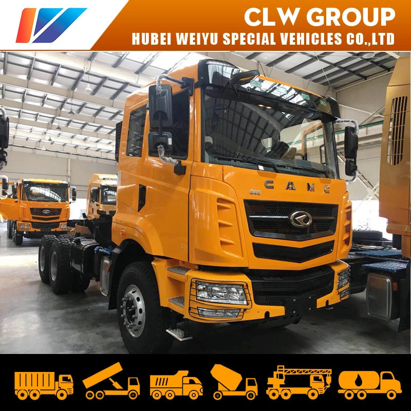 Heavy Duty 50t Air Suspension 6-Wheel Camc 4X2 6X4 Prime Mover Truck Trailer Tractor Head 430HP Euro 6 Emmission for Singapore