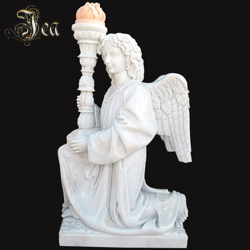 Professional Engraving Angels Statues for Cemeteries