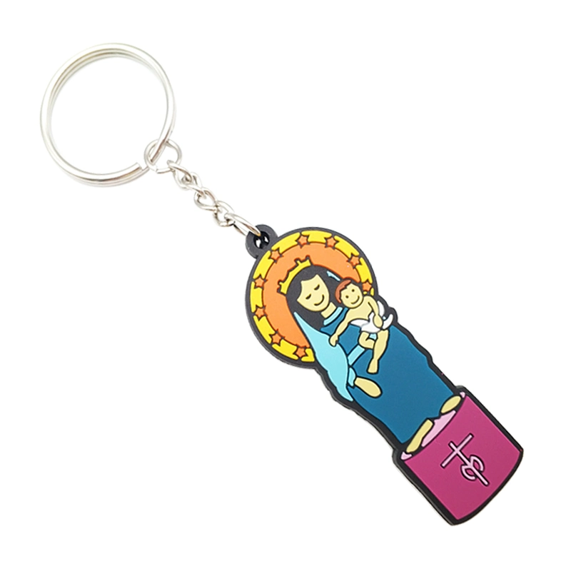 China Wholesale/Supplier Customized Cartoon Soft PVC Rubber Key Holder 3D Beautiful Decoration Keychains Toys for Activity Promotional Items (KC-P50)