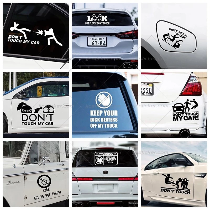 6PCS Car Side Body Vinyl Decal Sticker Racing