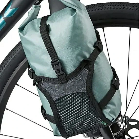 Le City Custom Logo PVC TPU 15L Black Green Waterproof Tool Saddle Bicycle Carrier Bag for Cycling Travel Outdoor