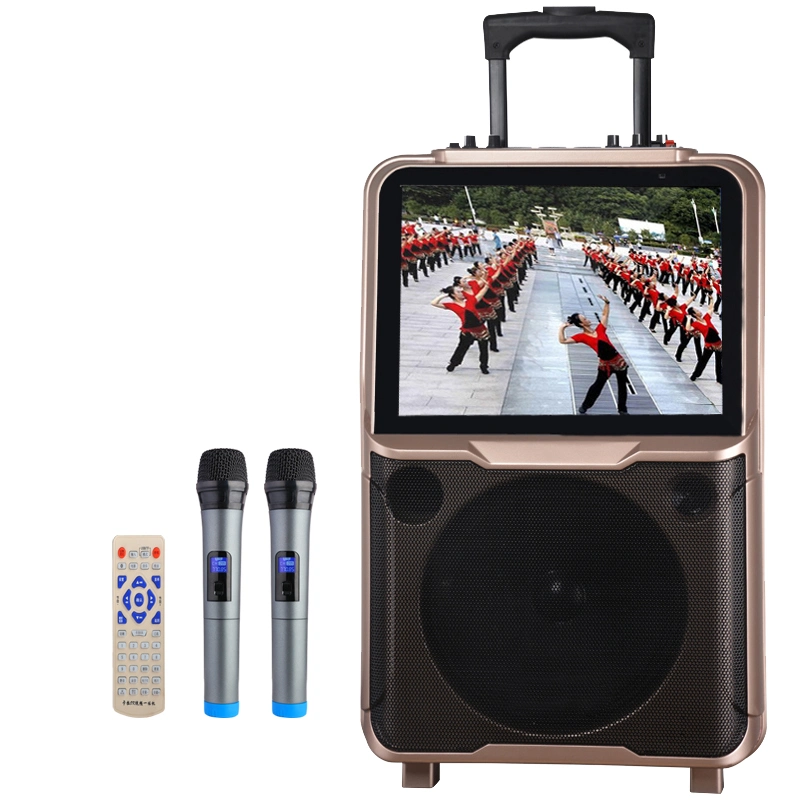 Mobile Theater Portable Wireless Bluetooth Speaker with 15&prime; TFT LCD Screen