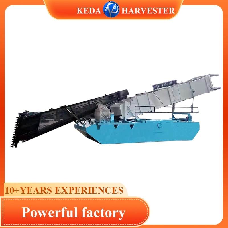 China Professional Aquatic Weed Harvester Reed Harvester/Sargassum Cutting Machine Garbage Salvage Trash Skimmer Ship for Sale