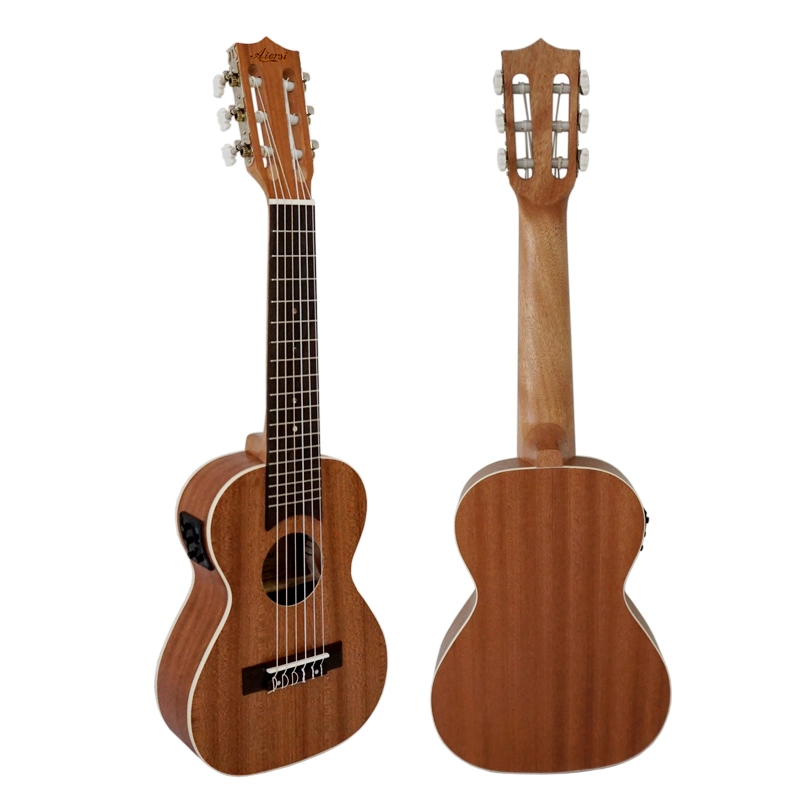 De 28 pulgadas Guitarlele personalizada instrumentos musicales de Guitarra Acústica OEM