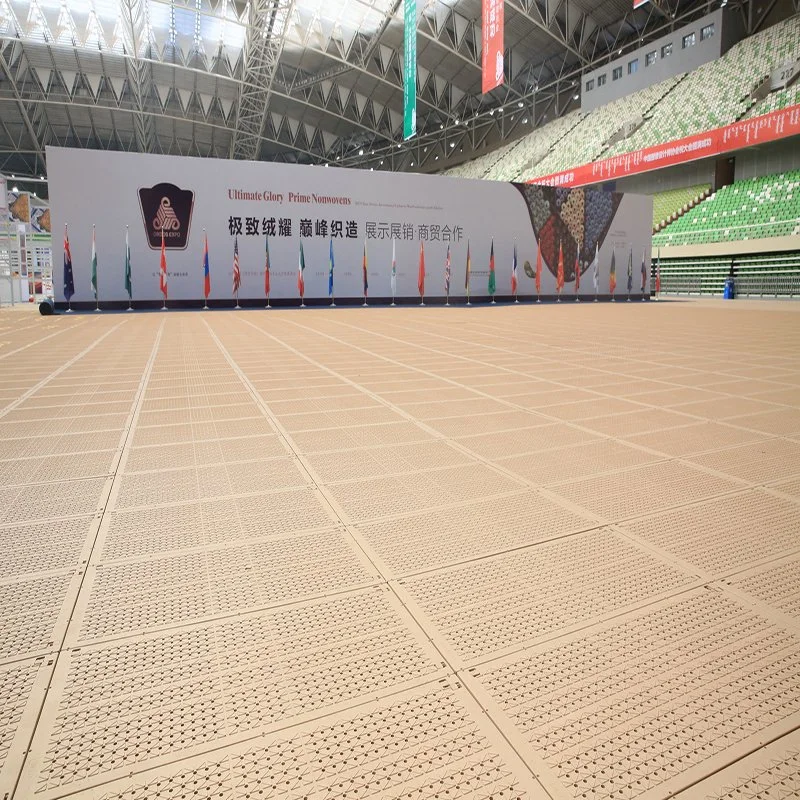 2023 China Portable Interlocking Construction Mats Stadium Cover Event Flooring for Temporary Roadway