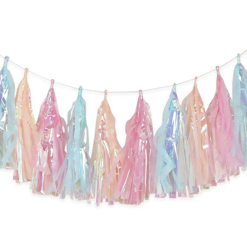 Wholesale/Supplier Popular Party Decoration Colorful DIY Party Favor Tissue Paper Tassel Garlands