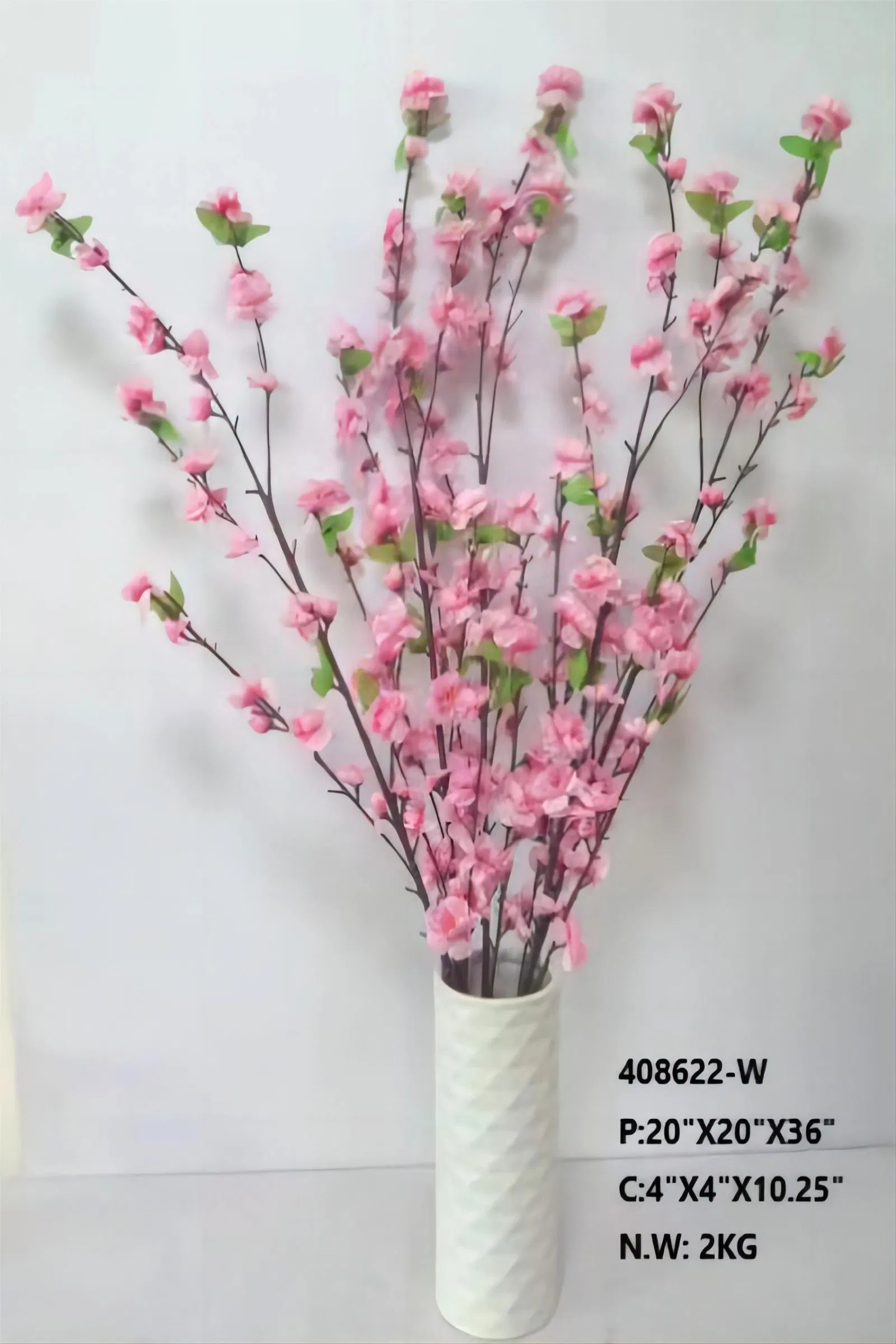 Fábrica OEM personalizar Plum Blossom Mayorista/Proveedor de Flores Artificiales Decoracion artesanal verdadero toque de seda de flores flores flores de seda en China el fabricante